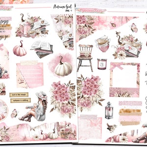 Autumn Girl - Journaling-Stickers/Layering Sticker Kit-Journal
