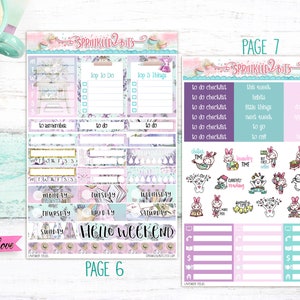 Lavender Fields - 10 Page Ultimate Planner Sticker Kit - for Erin ...