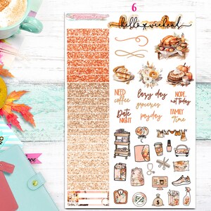 NEW Format! Thankful - 6-page Deluxe Weekly Planner Sticker Kit ...