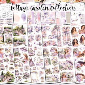 Decorative kit - Cottage Garden - journal sticker kit/A La Carte