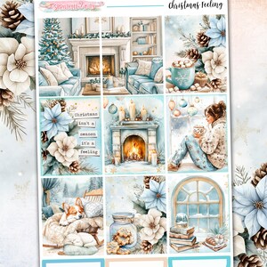 NEUES Format! Christmas Feeling - 6-seitiger Deluxe Wochenplaner Kit – Vertikaler Wochenplaner