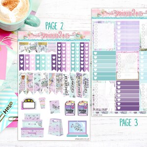 Lavender Fields - 10 Page Ultimate Planner Sticker Kit - for Erin ...