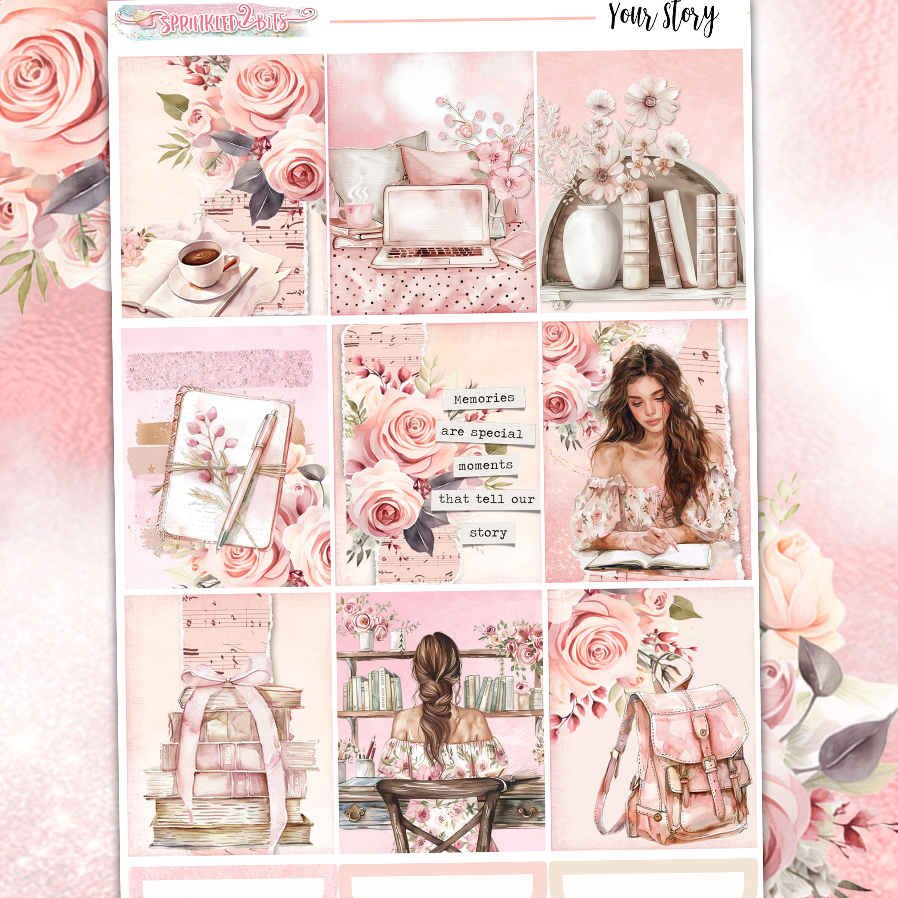 NEW Format! -your Story - 6 Page Delue Weekly Planner Sticker Kit ...