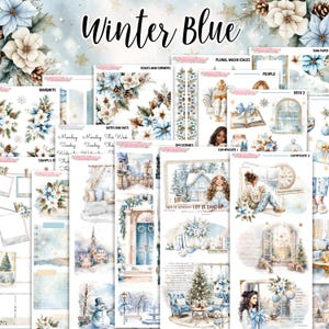Decorative kit - Lovely Winter - journal sticker kit