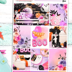 NEUES Format! Boo! - 6-Seiten Deluxe Weekly Planner Sticker Kit – Vertikaler Weekly Style