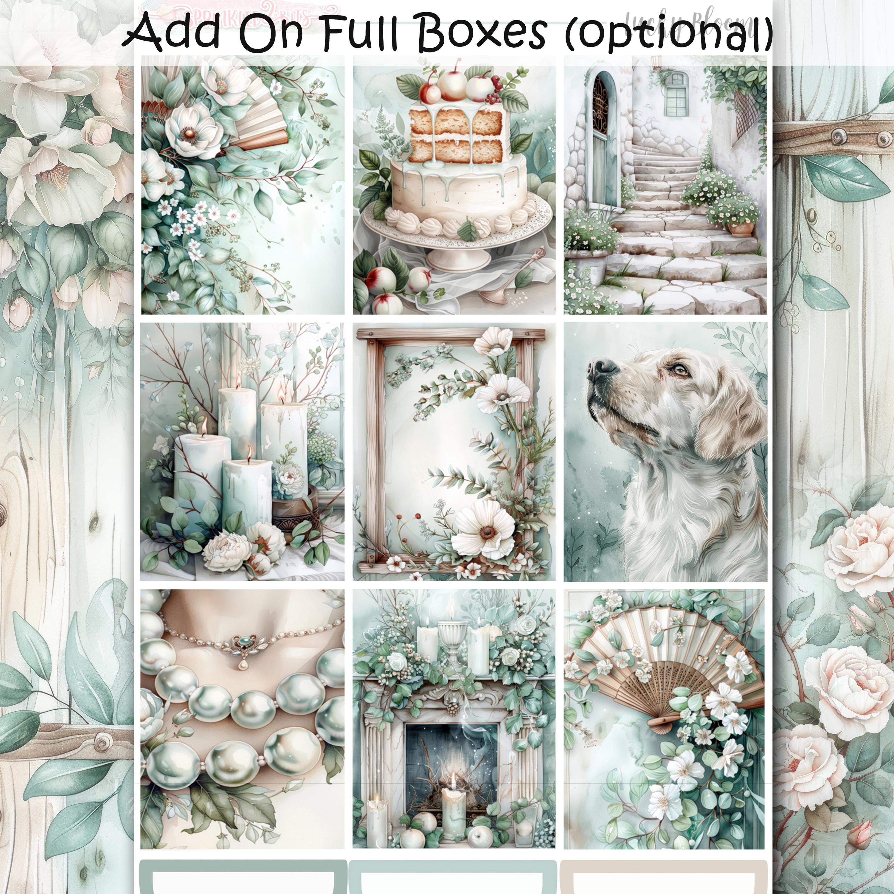Lucky Bloom - 6 Page Deluxe Weekly Planner Sticker Kit – Vertical ...