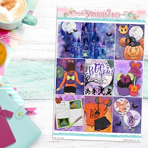 Not So Scary: luxe weekplannerstickerset met 8 pagina's – voor Erin Condren Vertical and Happy Planner