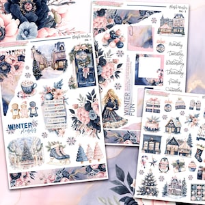 Winter Blush - Journaling-Stickers/Layering Sticker Kit-Journal