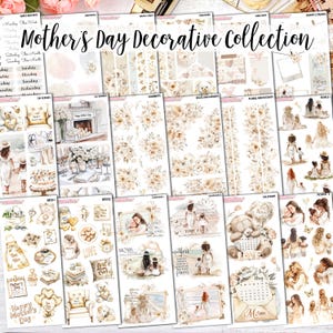 Decorative kit - Mother's Day - journal sticker kit/A La Carte