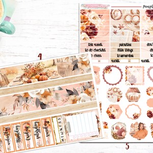 NEW Format! Thankful - 6-page Deluxe Weekly Planner Sticker Kit ...