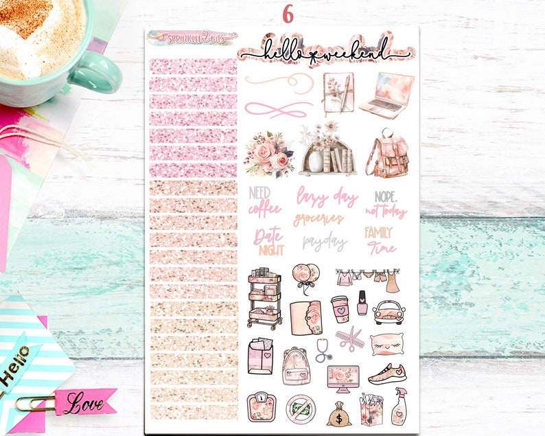 NEW Format! -your Story - 6 Page Delue Weekly Planner Sticker Kit ...