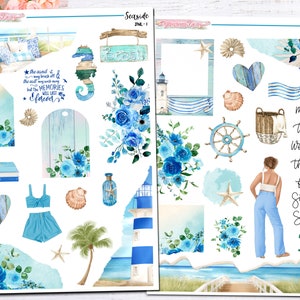 Seaside - Journaling-Stickers/Layering Sticker Kit-Journal