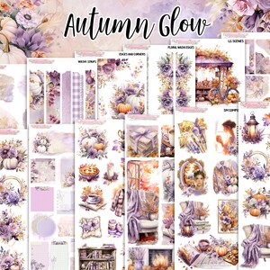 Decorative kit - Autumn Glow - journal sticker kit/A La Carte