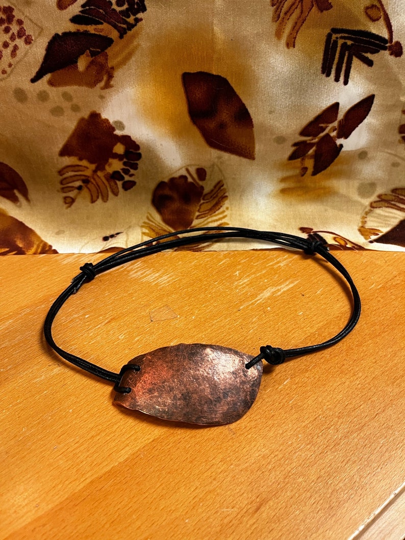 Hammered Copper Eye Patch Etsy