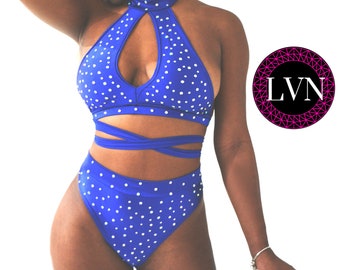 Exotic Dancewear Crisscross Open Bodysuit Stripper Outfits