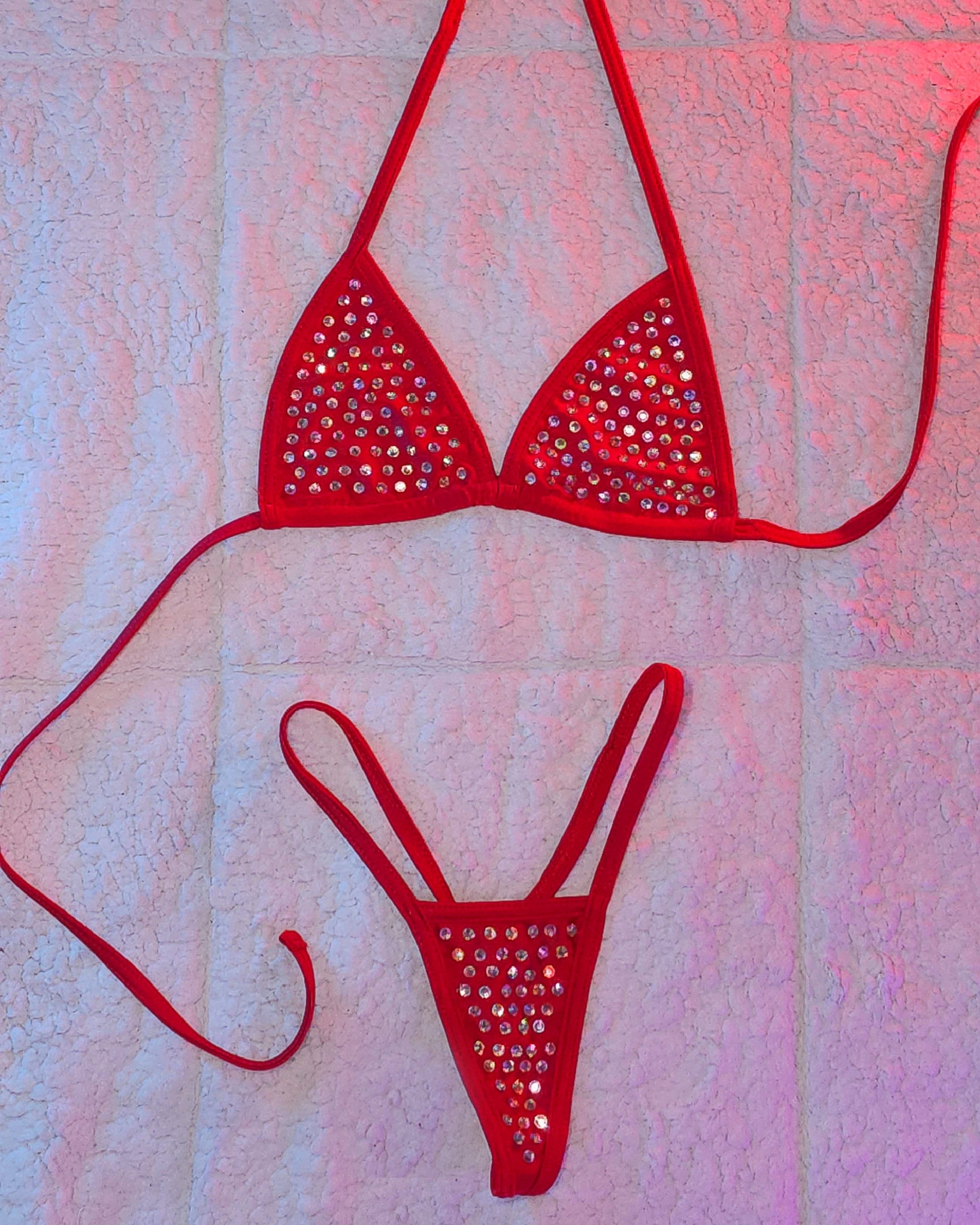 Bañadores Traje De BaÃ±o Con Pedreria Bikini De Pedrería México