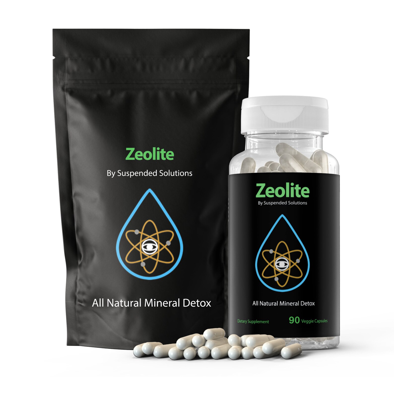 Zeolite Clinoptilolite 90 Capsules All Natural Heavy Metal Etsy