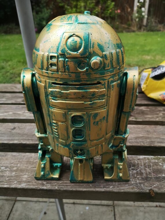 Large concrete R2D2 / Star Wars / Garden ornament / wall Etsy