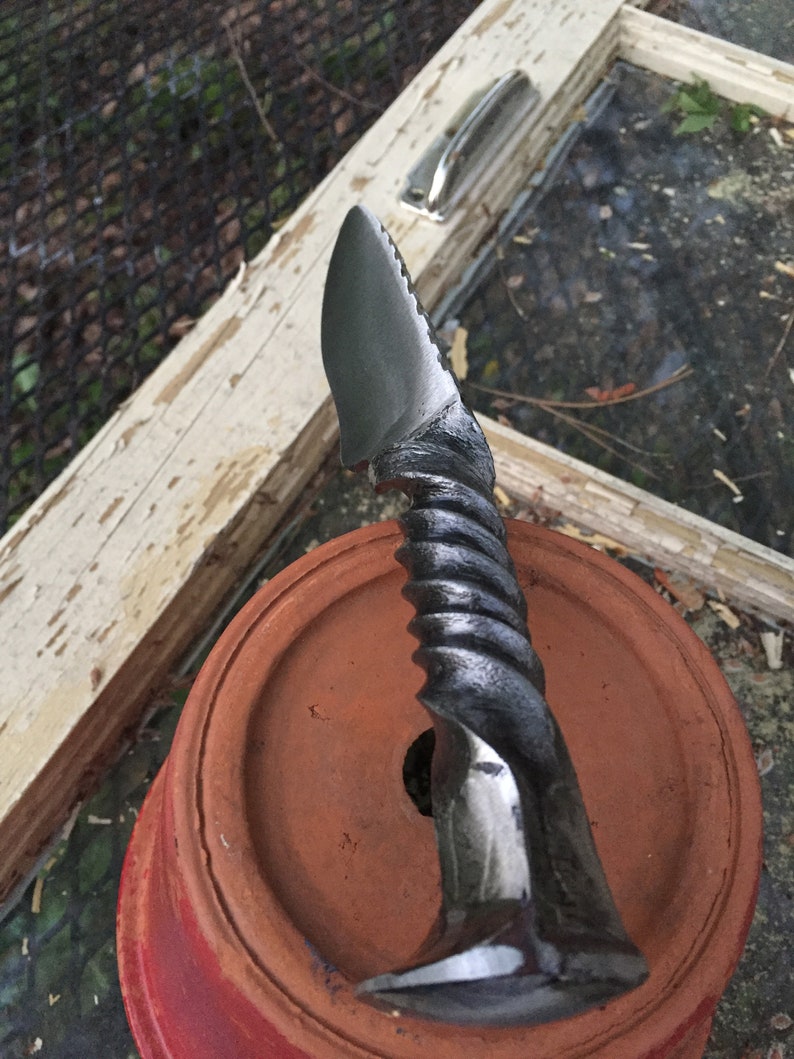 railroad spike knife making railroad spike knife making