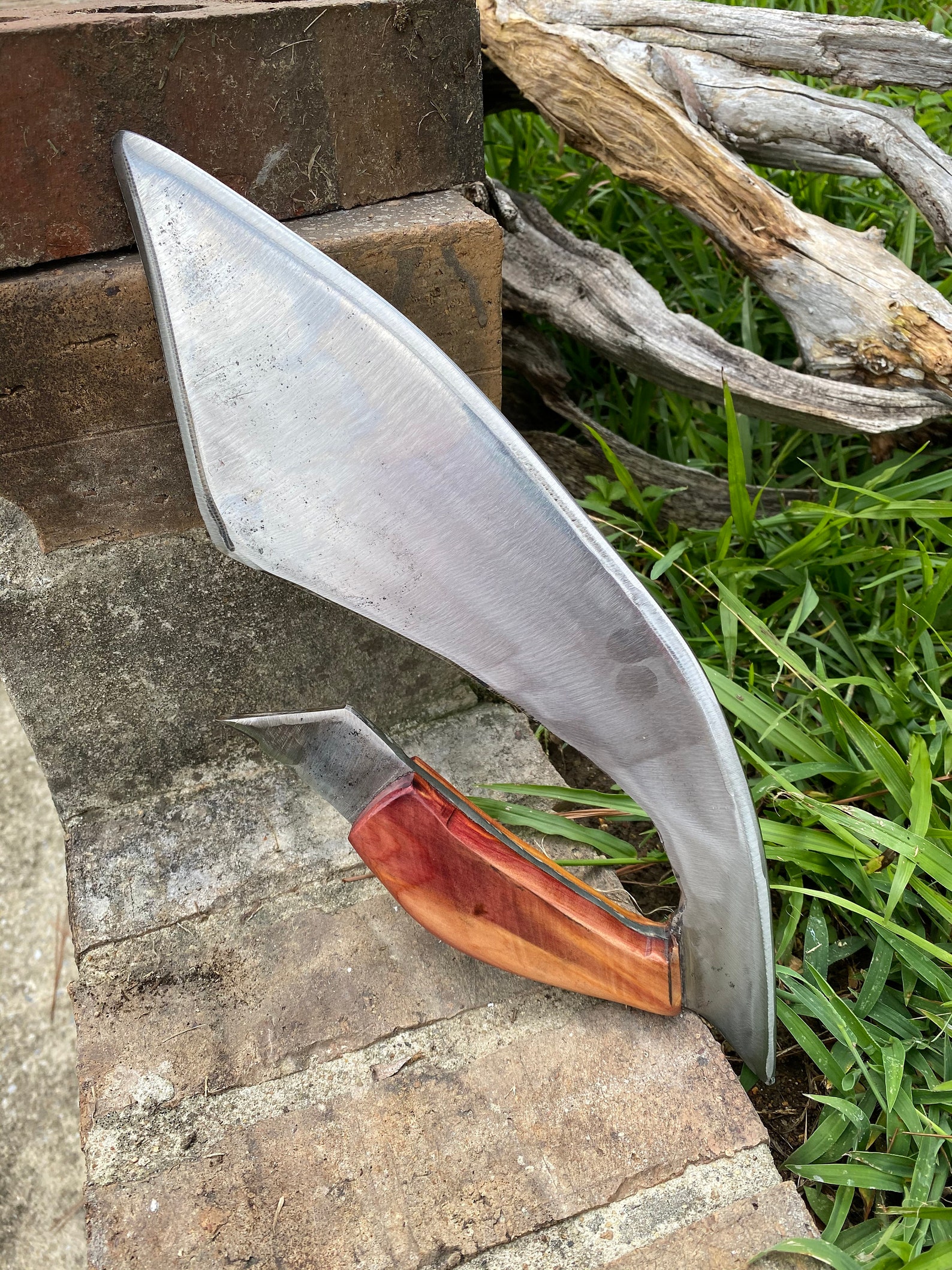 Hand Unique Curved Knife Etsy