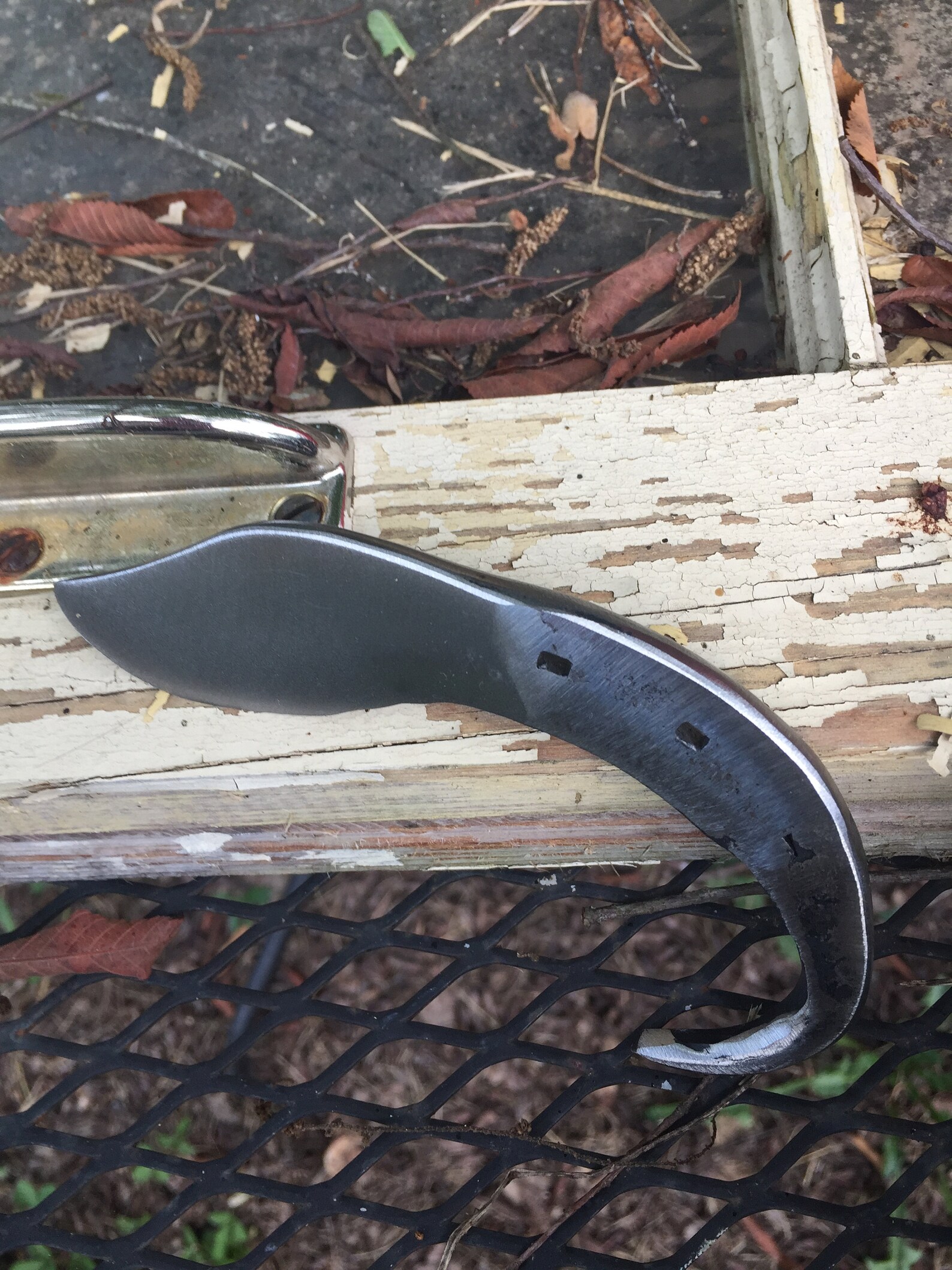 Hand Horseshoe Knife Etsy Denmark