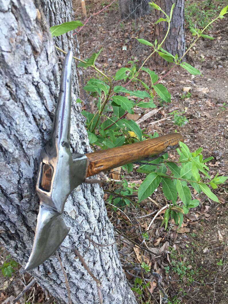 Hand Old Carpenter Claw Hammer Knife Etsy
