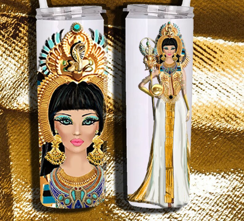 Cleo Egyptian Queen Egyptian Princess Goddess Gold Glitter Foil Ancient Egypt PNG the Most