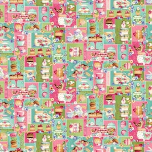 Tweets & Treats by Bella Coco Studios Collection. Henry Glass. 100% Cotton Fabric by the Half Yard.