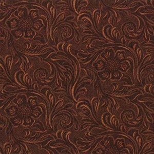 Western Basics from Moda Fabrics Brown 11216 15. 100% Cotton Fabric By the Half Yard.