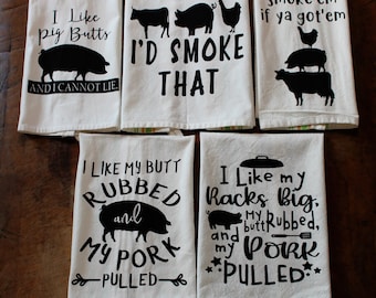 BBQ Themed Kitchen Towels