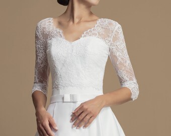 lace bolero for wedding dress