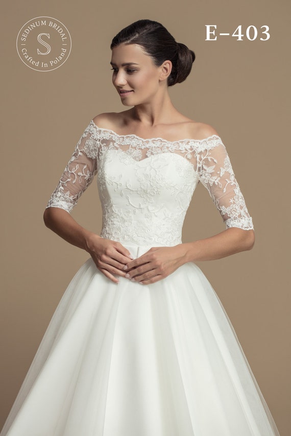 Off Shoulder Braut Hochwertige Spitze Bolero Hochzeit Bolero Etsy