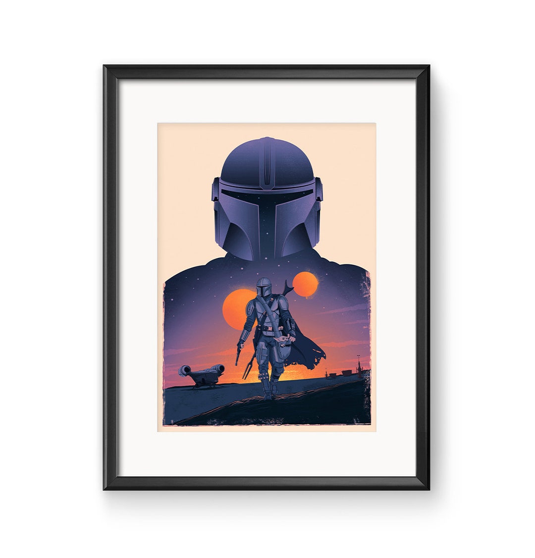 The Mandalorian Poster Star Wars Print - Etsy