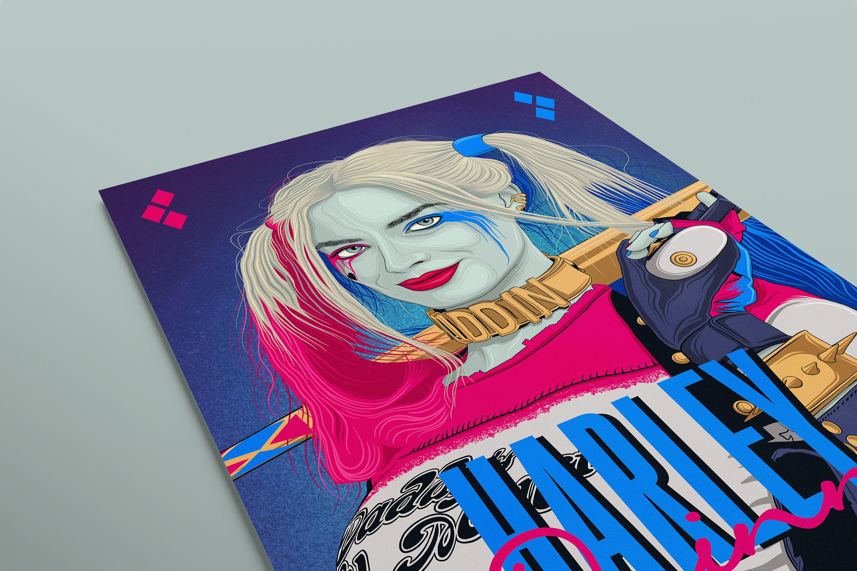 Harley Quinn Suicide Squad Poster Print | Etsy