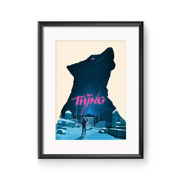 John Carpenter's The Thing Movie Poster Print