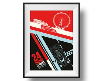 Le Mans 24 Hours Poster