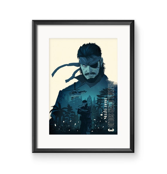 Solid Snake From Metal Gear Solid Art Print 