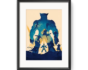 Marvels X-Men Poster Print, Wolverine, Storm, Beast, Cyclops