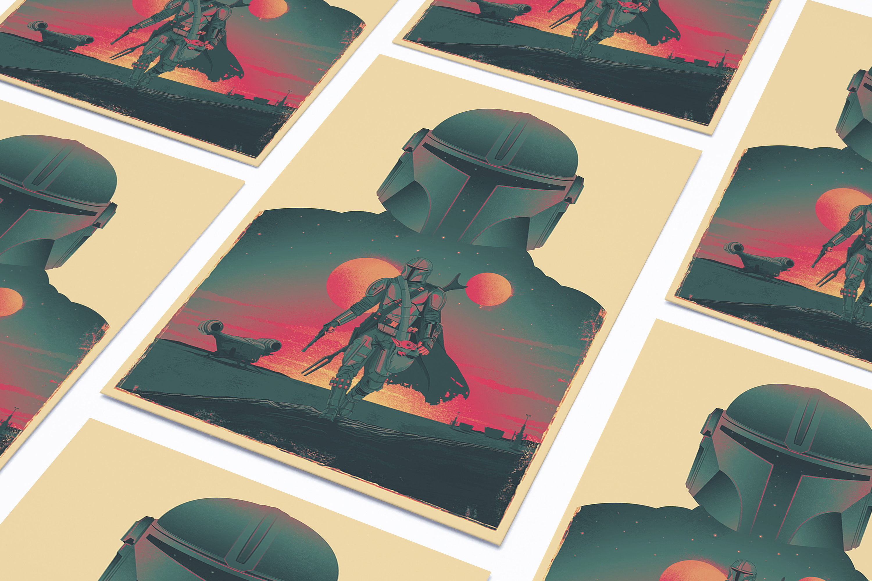 The Mandalorian Poster Star Wars Print - Etsy