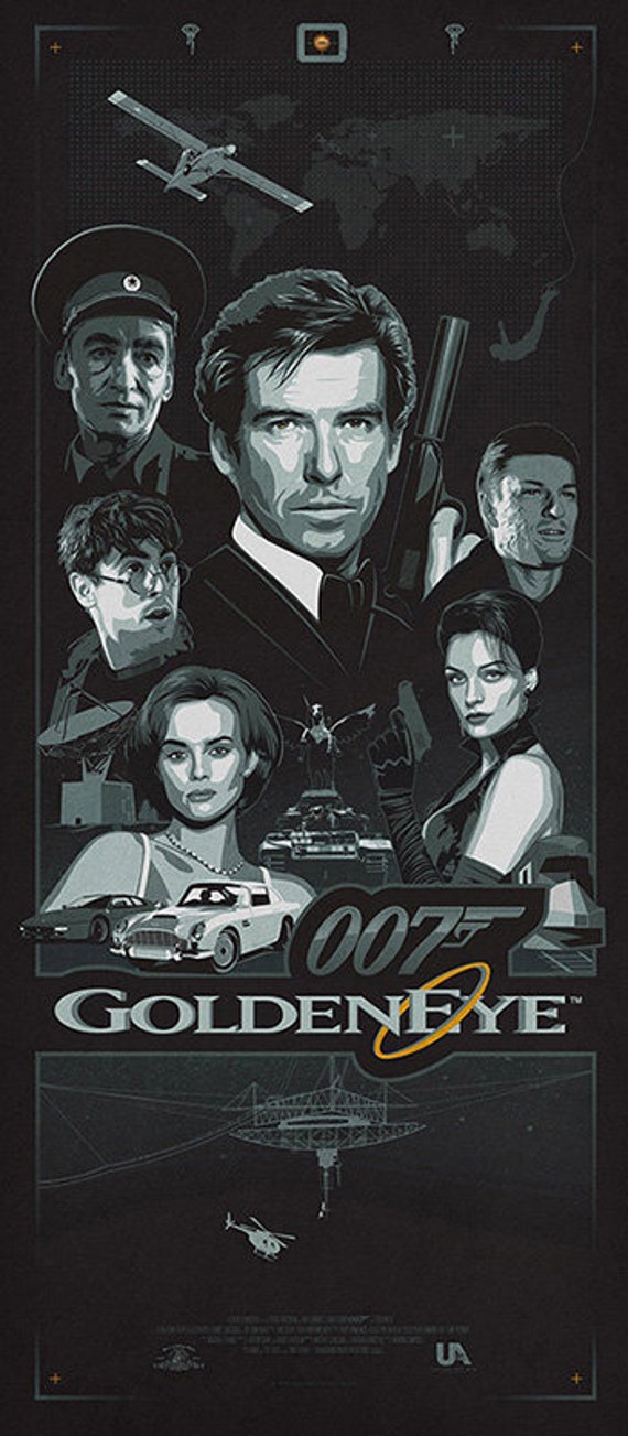 James Bond 007 “Goldeneye” German Poster Magazine