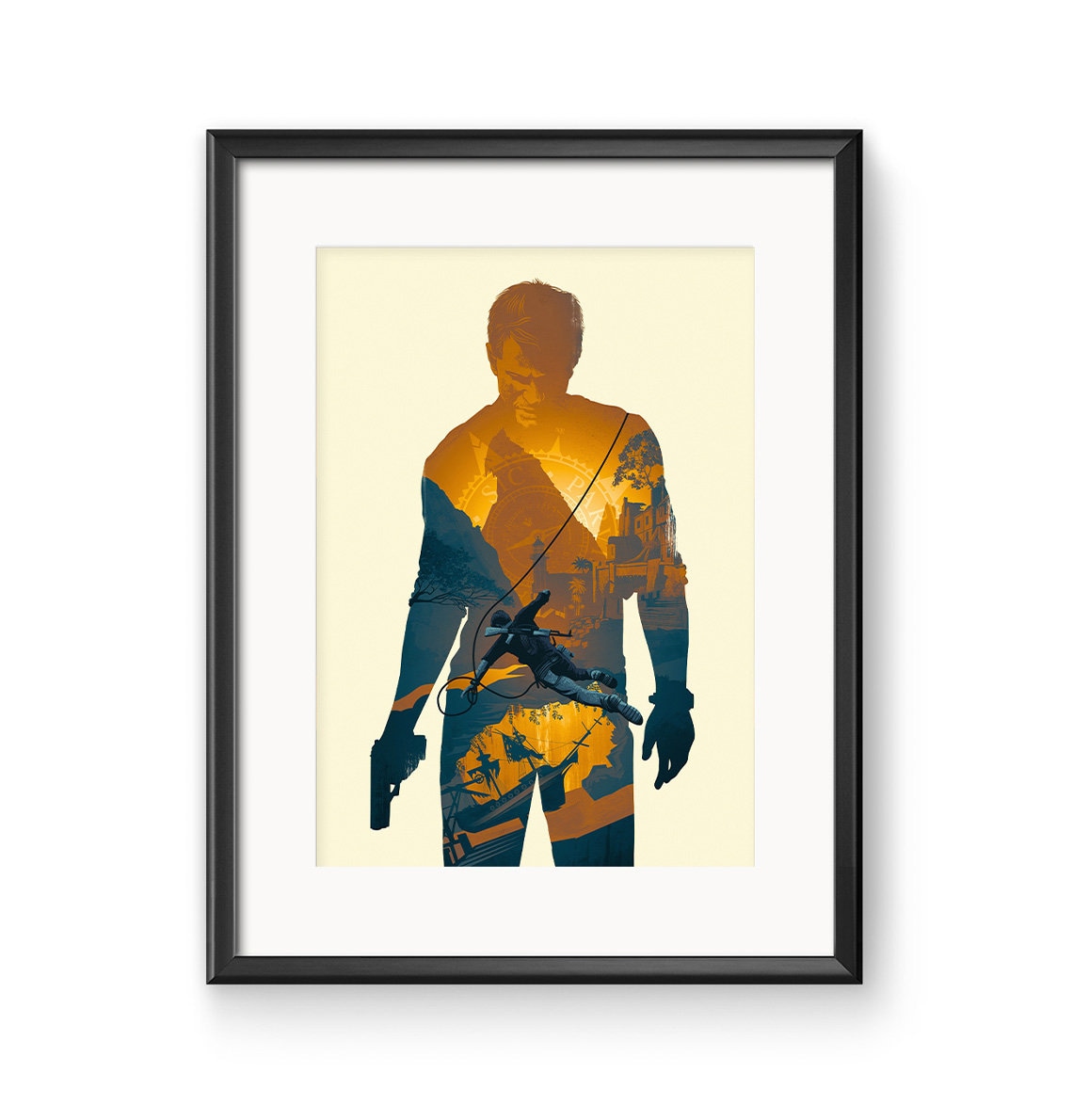 Uncharted 4 Nathan Drake Art Board Print for Sale by MarinaLexaArt