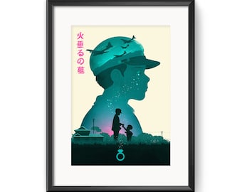 Famous Anime Movie Poster Print