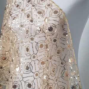 womens gold shawl