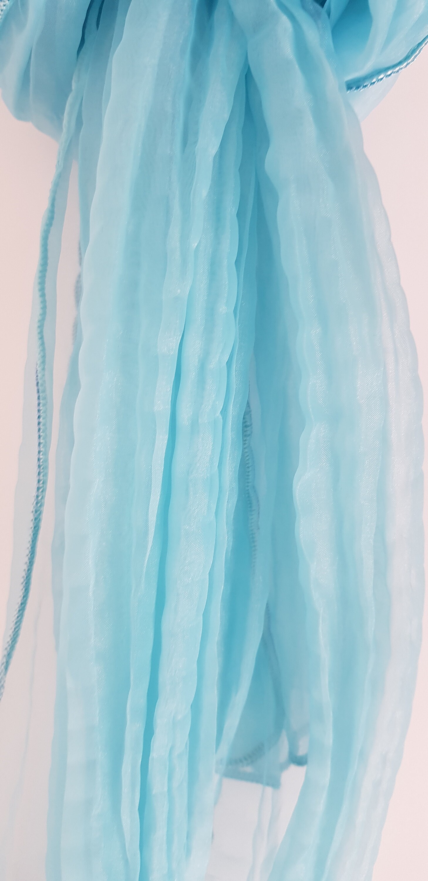 aqua blue shawl