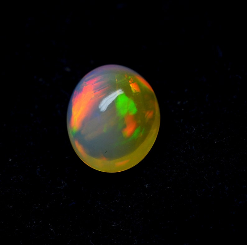 Full Multifire Play Ethiopian Opal Gemstone Designer Cabochons Size 8*13mm Jewelry Making Supplies 100/% Natural Ethiopian Opal Cabochon