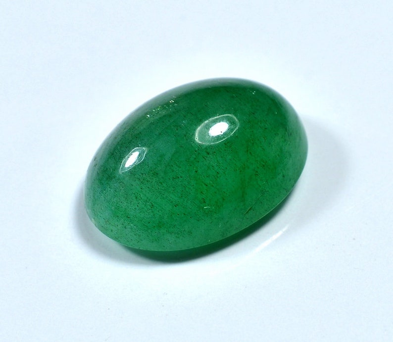 Oval Shape Emerald Ring Size Top Emerald Gemstone 17x12x8 mm Natural Emerald Cabochon Loose Gemstone 11.30 ct