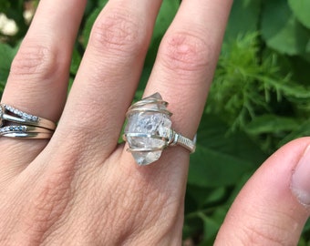 Herkimer Diamond Ring 8