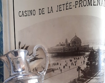 Belle Epoque - versilberter Teekern ca. 1890 aus dem "Casino de la Jetée Promenade", Nizza - Côte d'Azur