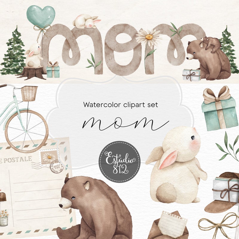 Mothers Day Clip Art - Etsy
