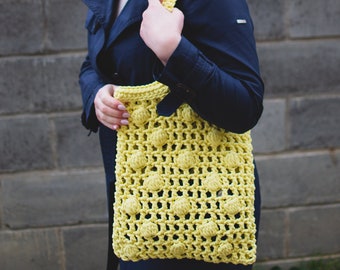 Crochet Market Bag Pattern | Crochet Reusable Net Bag Pattern | Crochet Mesh String Bag Tutorial